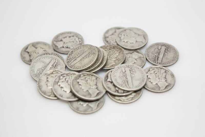 20 Assorted Mercury Dimes