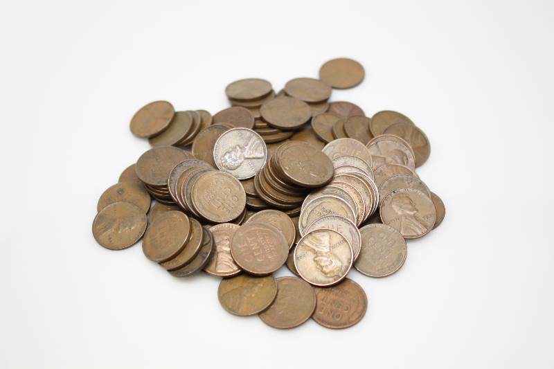 100 Assorted Wheat Pennies