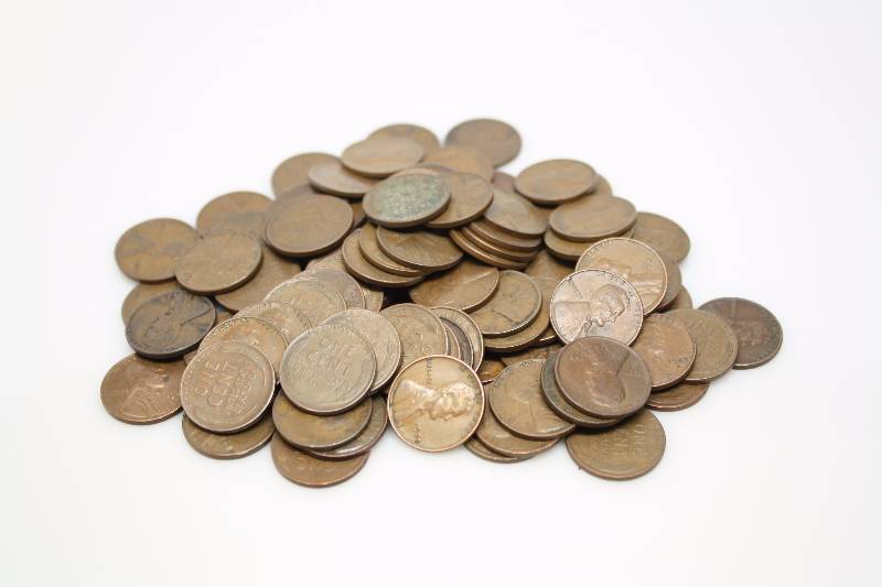 100 Assorted Wheat Pennies