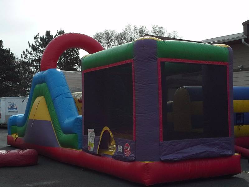 lot 10 image: Wacky 3 in 1 Combo with Double Wide Slide