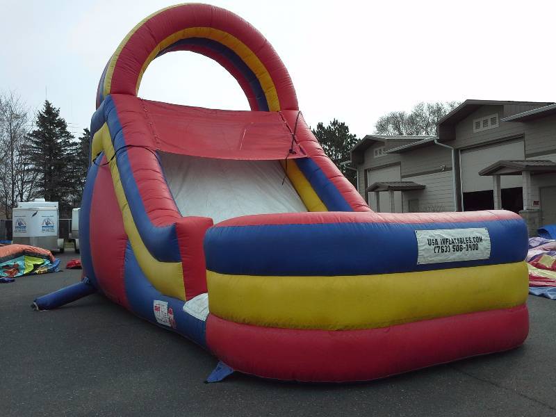 lot 26 image: 16 Ft 2 Person Rock Climb and Slide