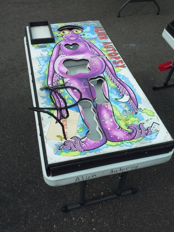 lot 34 image: Alien Autopsy 4 Ft Table Game