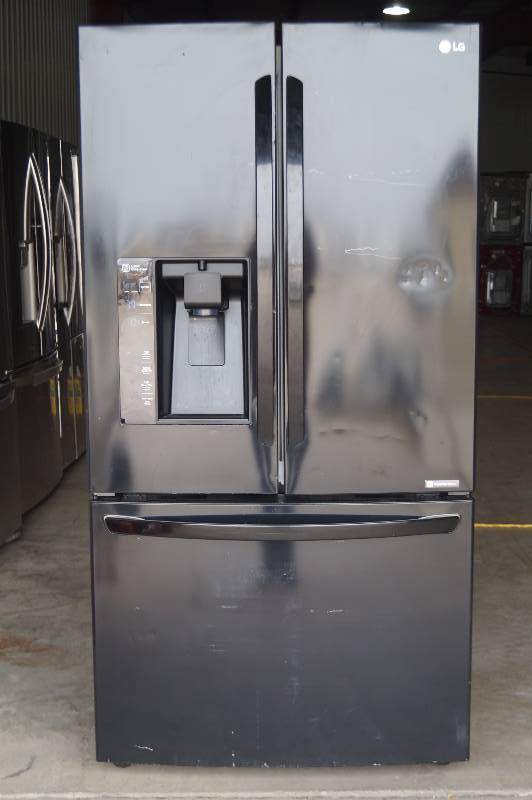 LG French Door Refrigerator in Smooth Black