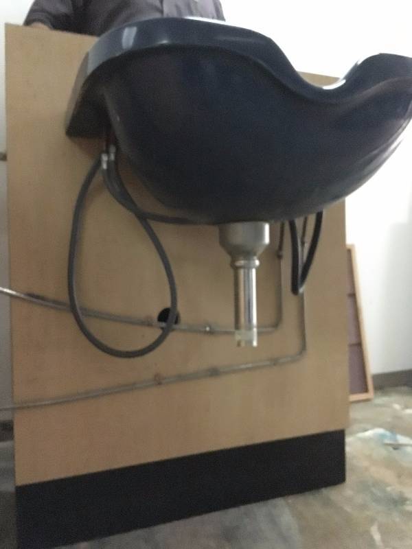 Vintage Barber Sink - Used - Blue
