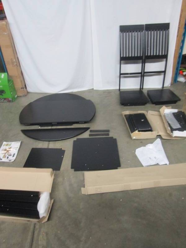 lot 16 image: McLeland Design 3-Pc. Counter-Height Dining Set