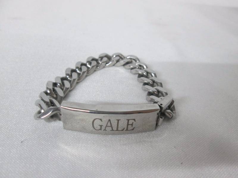 lot 88 image: Stainless Steel Mens ID Bracelet