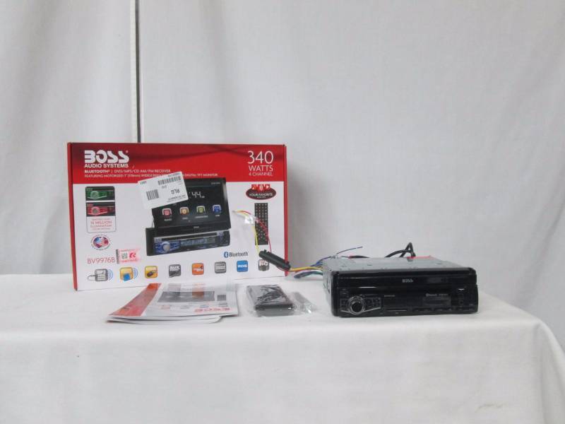 lot 19 image: Boss DVD Bluetooth Car Stereo w 7 Touch Screen