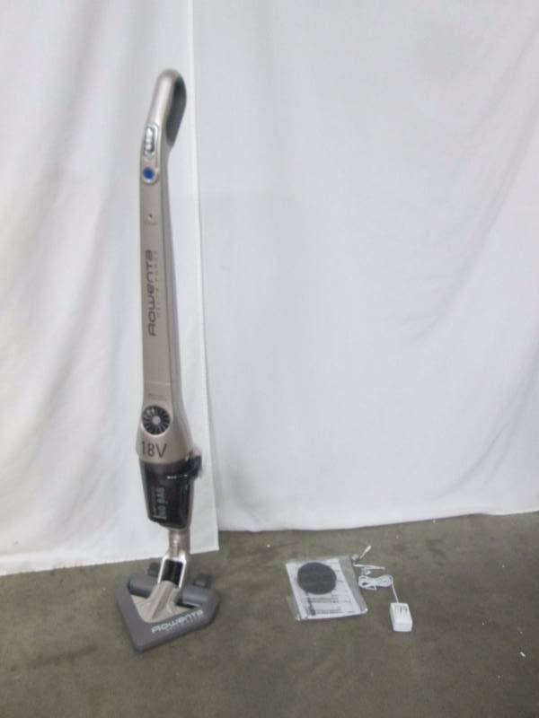 lot 38 image: Rowenta Delta Force 18V Harvest Stick Vacuum