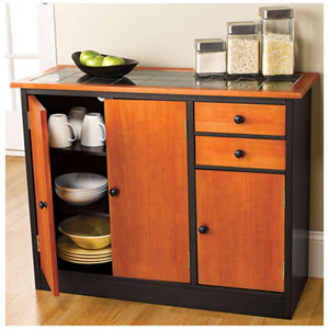 lot 15 image: Tile-Top Buffet - CherryBlack