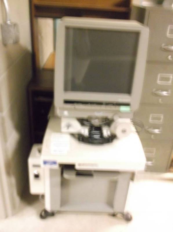 Microfilm Viewing Screen