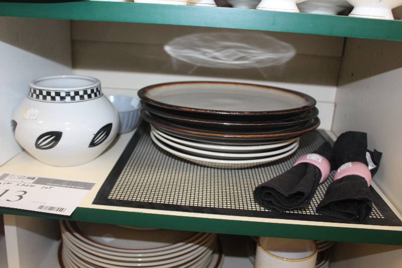 lot 13 image: Half Shelf Lot of China, Ceramics