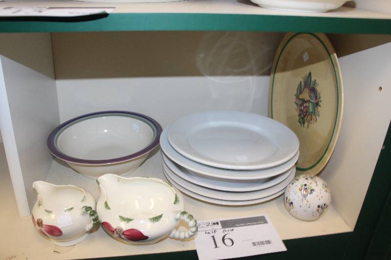 lot 16 image: Half Shelf Lot of China Set
