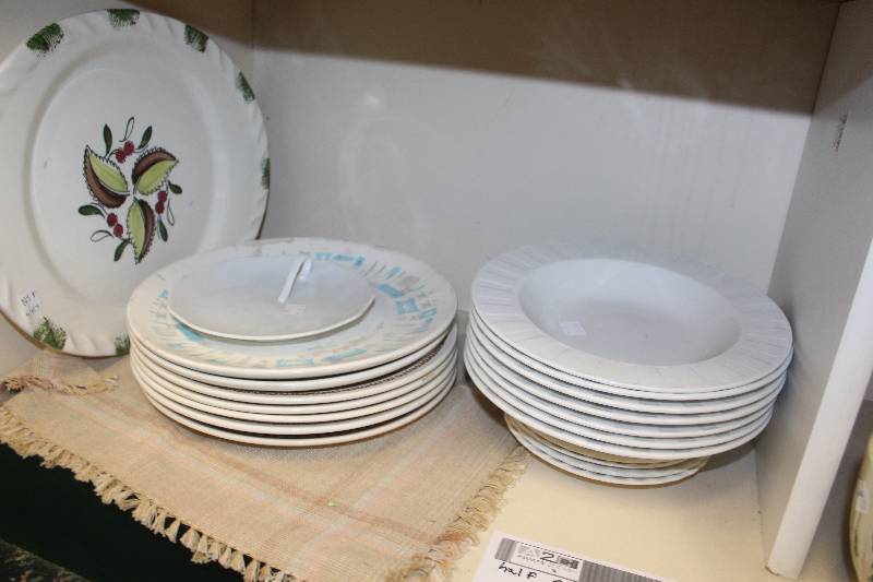 lot 23 image: Half Shelf Lot of China Set