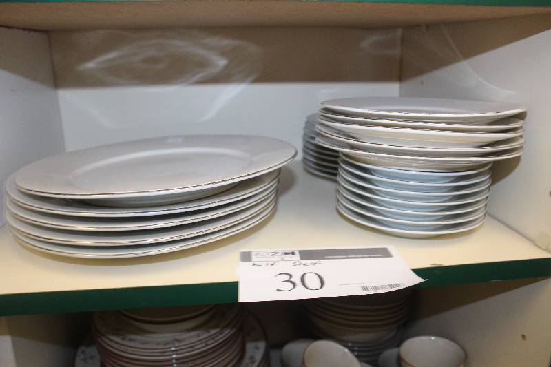 lot 30 image: Half Shelf Lot of China Set
