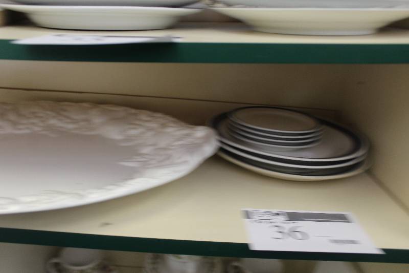 lot 36 image: Shelf Lot of China, Ceramics