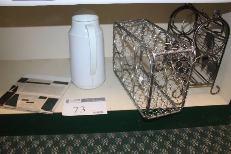 lot 73 image: Shelf Lot of Household Items