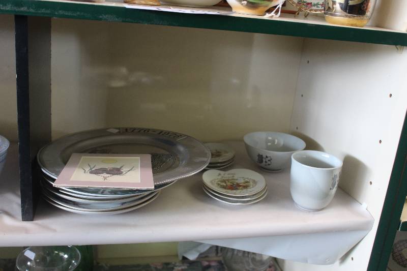 lot 137 image: Shelf Lot of Ceramics, China, And More