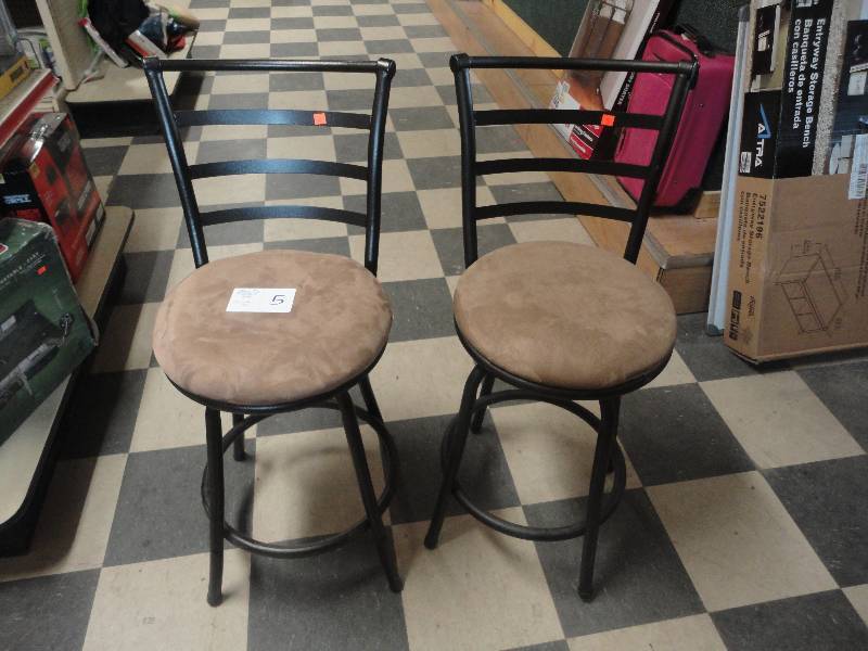 2 - 24 inch tall bar stools