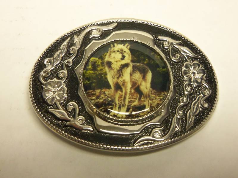 Wolf Belt Buckle