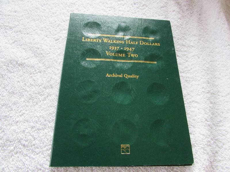 Walking Liberty Half Dollar Coin Book