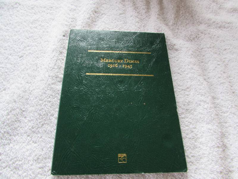 Mercury Dimes, green book