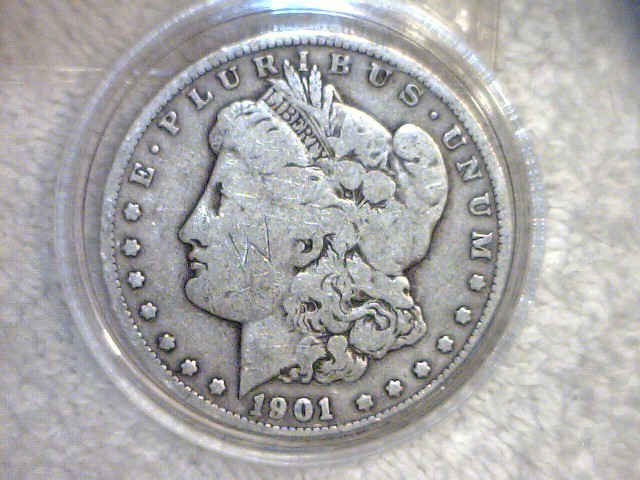 lot 9 image: 1901 O  Morgan Silver Dollar