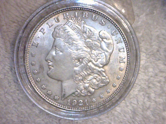 lot 12 image: 1921 P Morgan Silver Dollar
