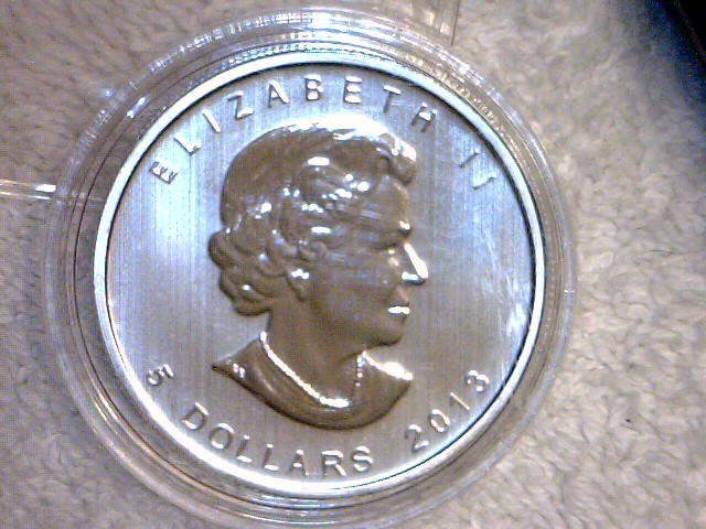 lot 33 image: 2013 P BU Canada 5 Dollar Silver Coin, 25th Anniversary