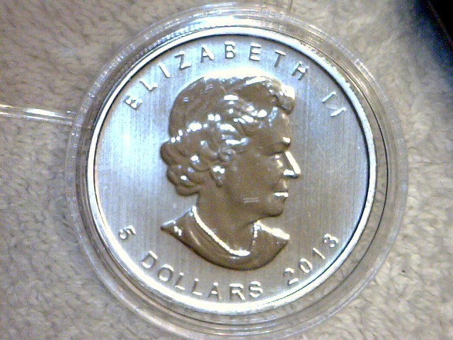 lot 35 image: 2013 P BU Canada 5 Dollar Silver Coin, 25th Anniversary