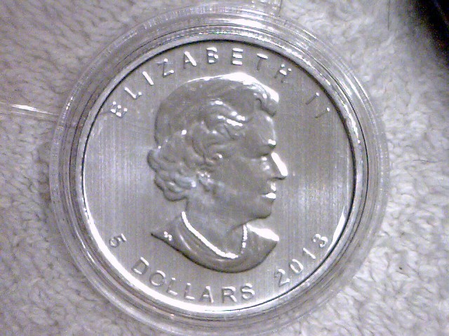 lot 36 image: 2013 P BU Canada 5 Dollar Silver Coin, 25th Anniversary