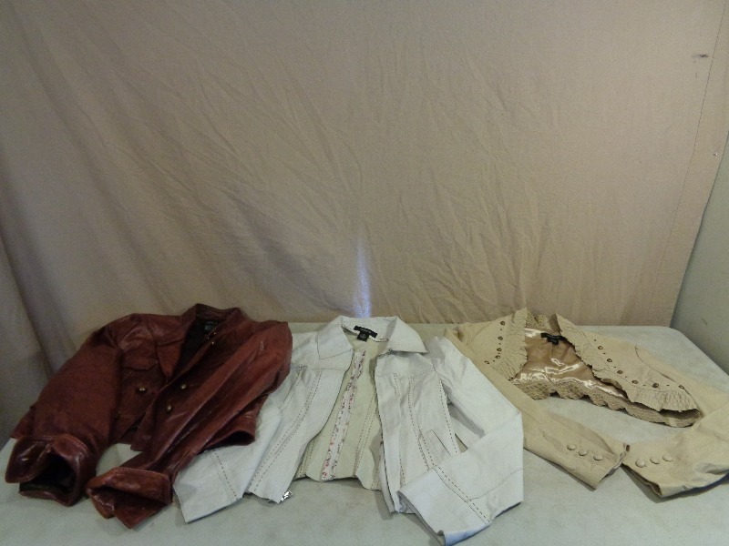 lot 74 image: 3 Arben B Leather Jackets