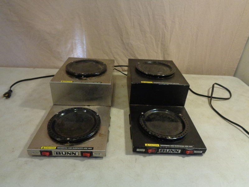 lot 139 image: 2 Bunn Coffee Pot Warmers