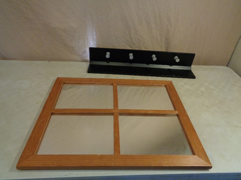 lot 148 image: Mirror and Shelf