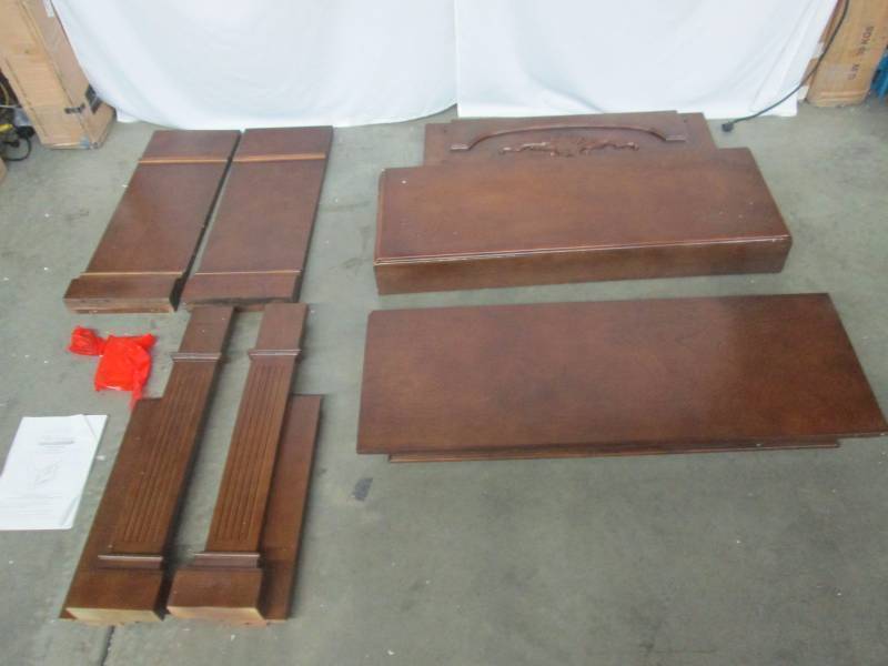 lot 14 image: McLeland Design Fireplace Mantel - Walnut