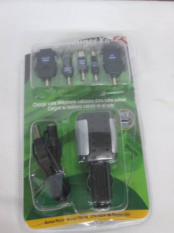 lot 95 image: Car Charger For Cellphone And USB Device