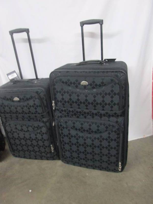 American Flyer Argyle Jacquard 5-pc. Luggage Set