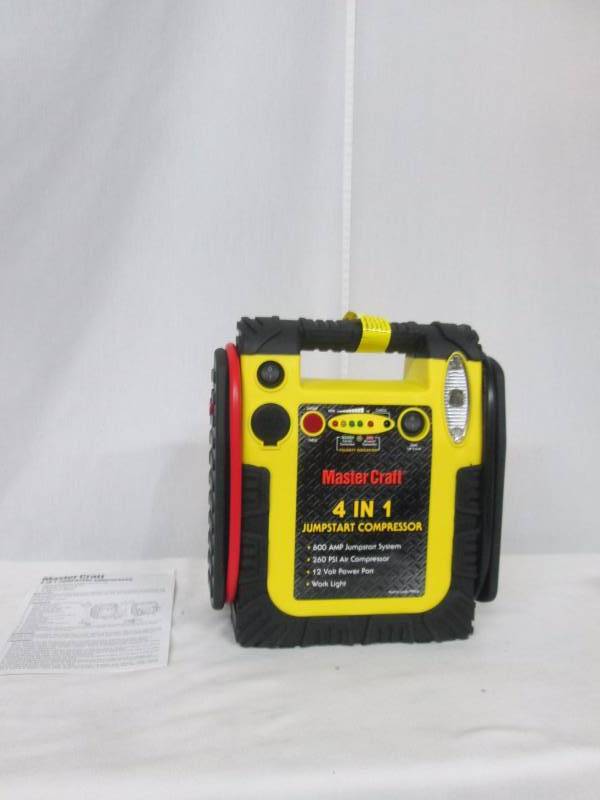 lot 31 image: Master Craft 4-in-1 Jumpstart Compressor
