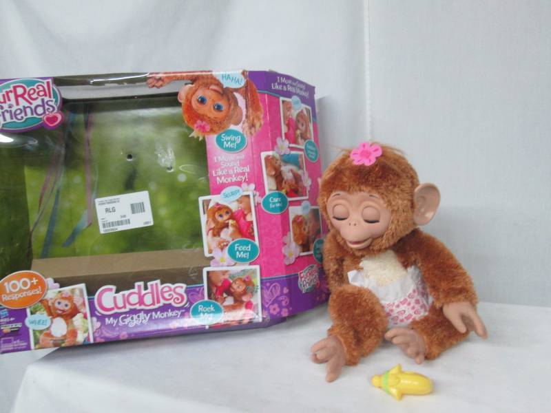 lot 73 image: Hasbro FurReal Friends Cuddles My Giggly Monkey