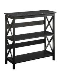 lot 67 image: Convenience Concepts Oxford 3-Tier Bookcase - Black