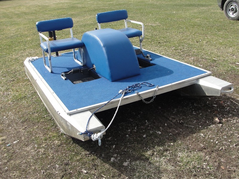 Two Seater Paddle-pontoon boat | Wheels-n-deals March #9 ...