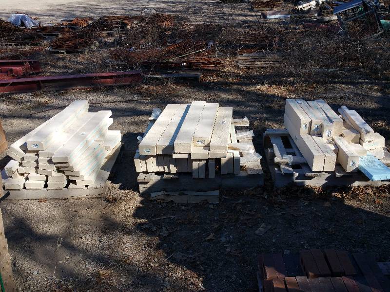 lot 38 image: American Artstone Wall Pieces