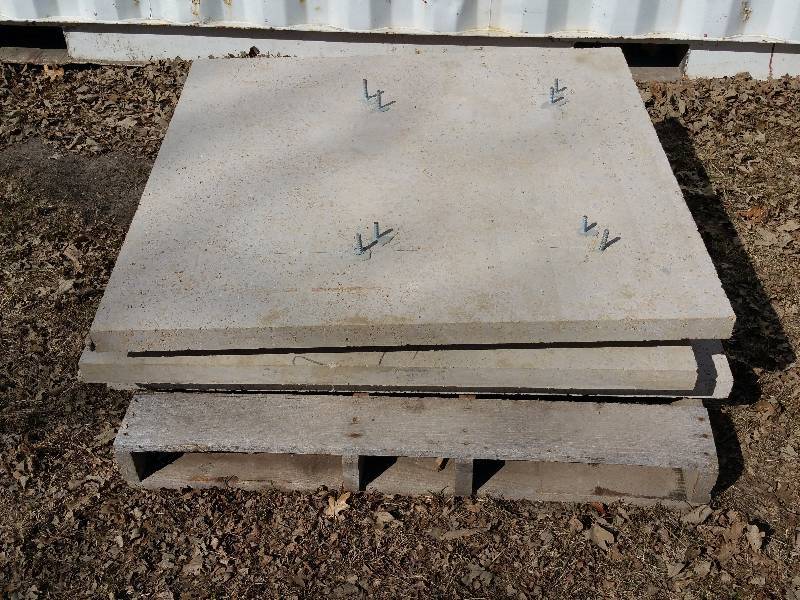 lot 54 image: (3) Large Limestone Panels