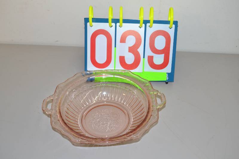 Pink depression Bowl