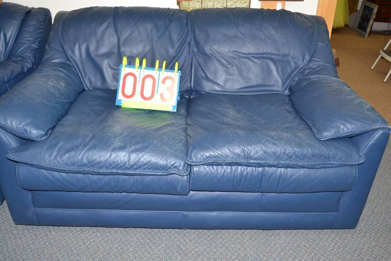 Leather Love Seat