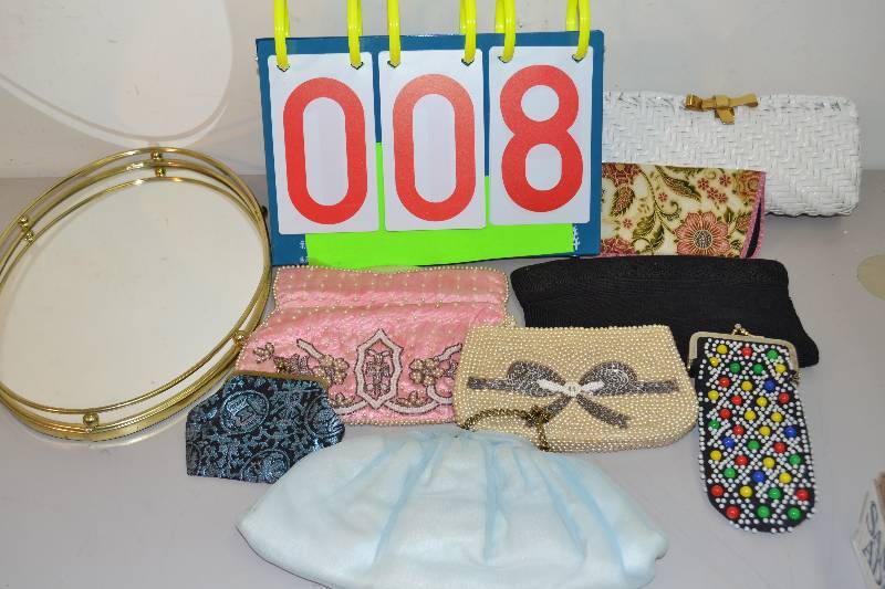 Dresser Mirror and Purses