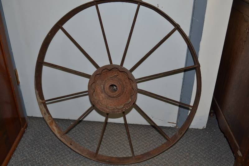 Vintage steel wheel