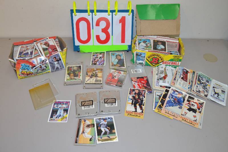 Baseball and Hockey cards