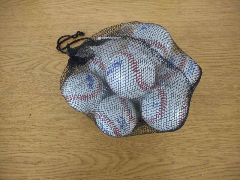 lot 24 image: (8) BAG OF BASEBALLS