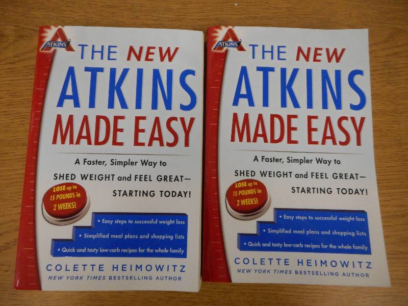 lot 39 image: (2) THE NEW ATKINS DIET BOOKS