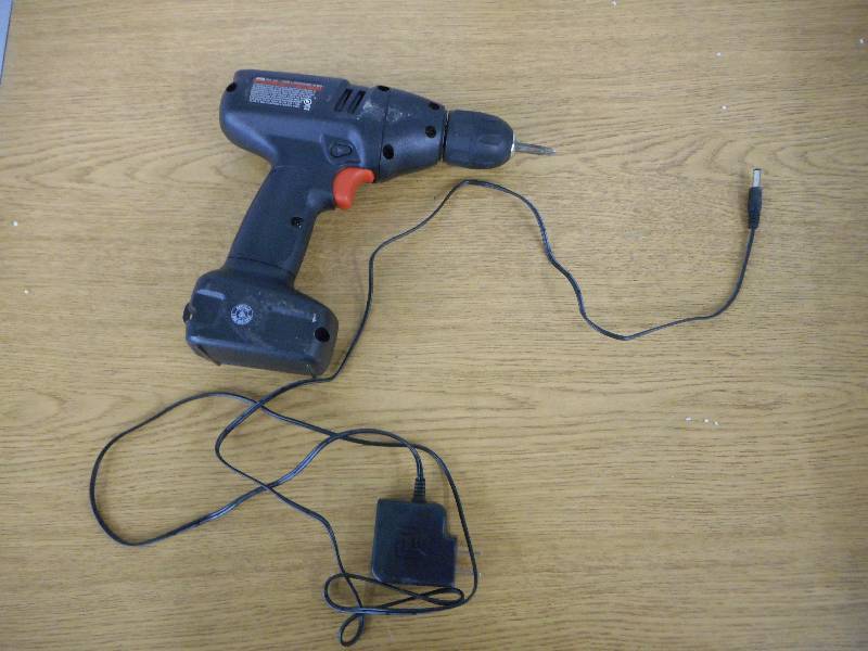 lot 49 image: BLACK & DECKER CORDLESS DRILL